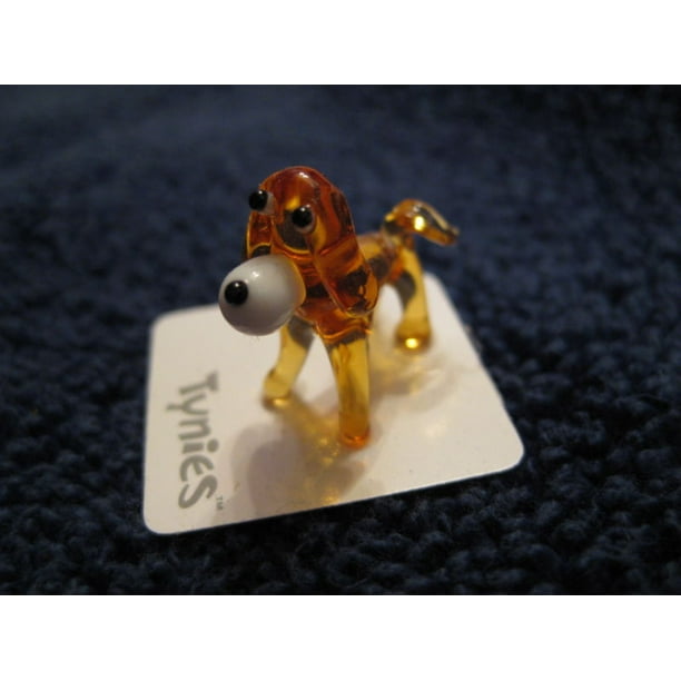 YIP YELLOW DOG TYNIES Tiny Glass Figure Figurines Collectibles NEW 0035 YIP YELLOW DOG TYNIES Tiny Glass Figure Figurines Collectibles NEW 0035